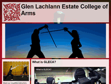 Tablet Screenshot of glenlachlann.com